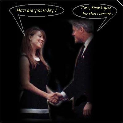Mariah and the old President of USA